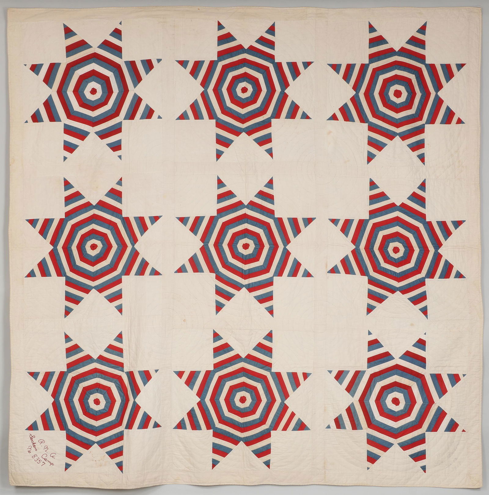 Eight Point Star Royal Neighbors of America quilt (1 of 9)