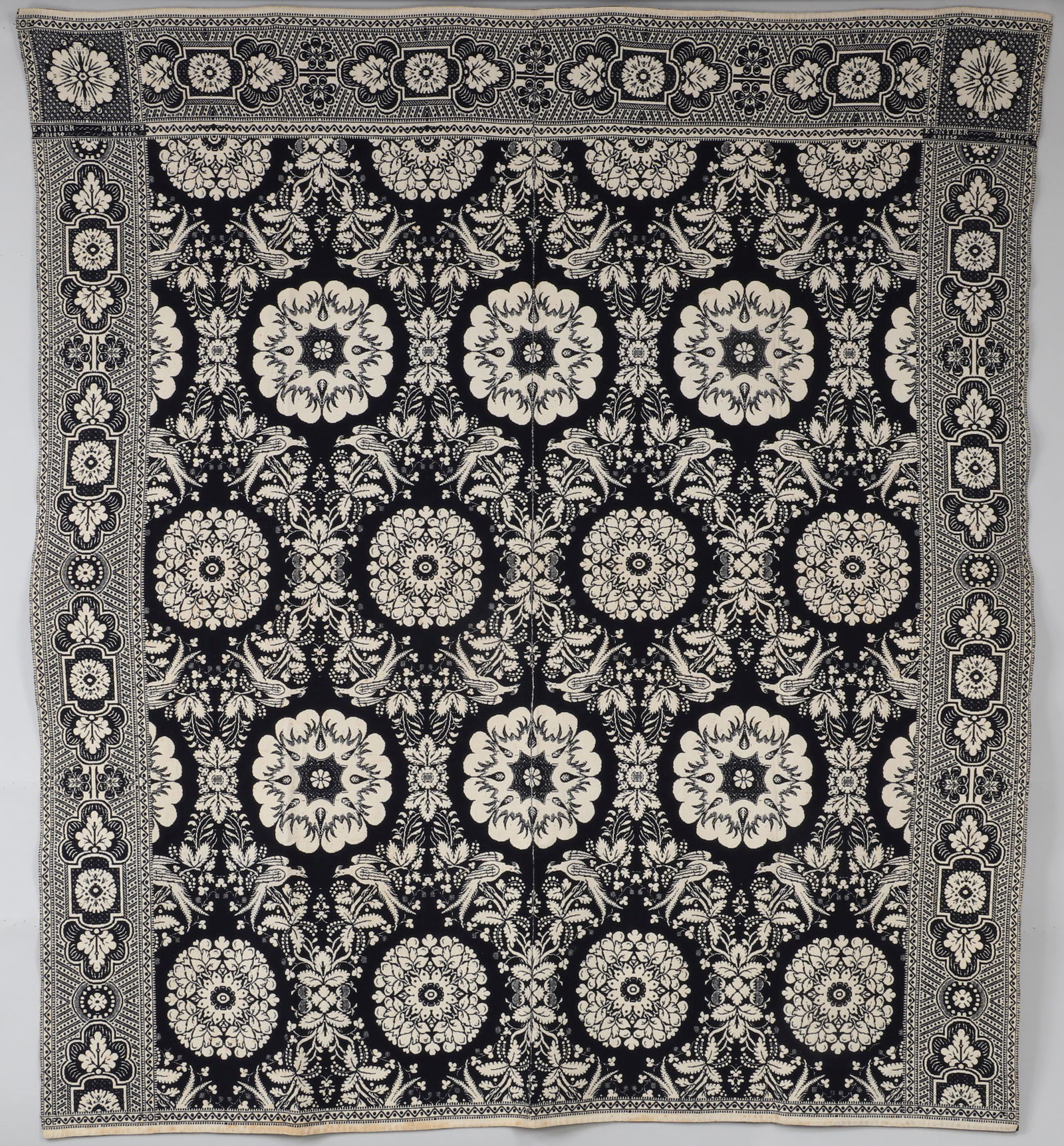 New York jacquard coverlet (1 of 9)