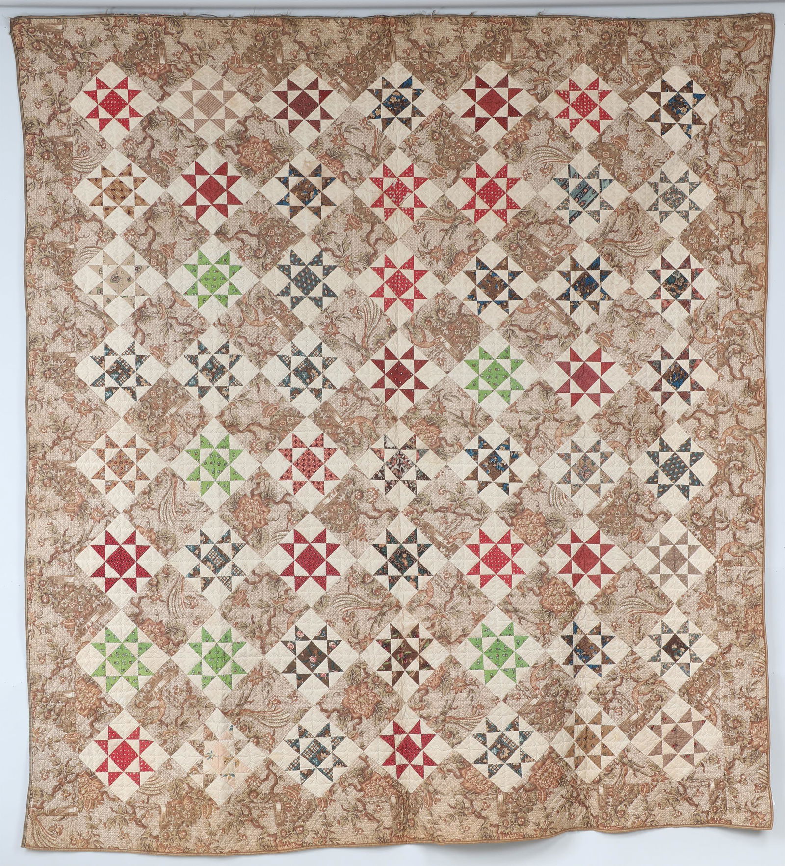 Evening Stars pieced quilt (1 of 10)