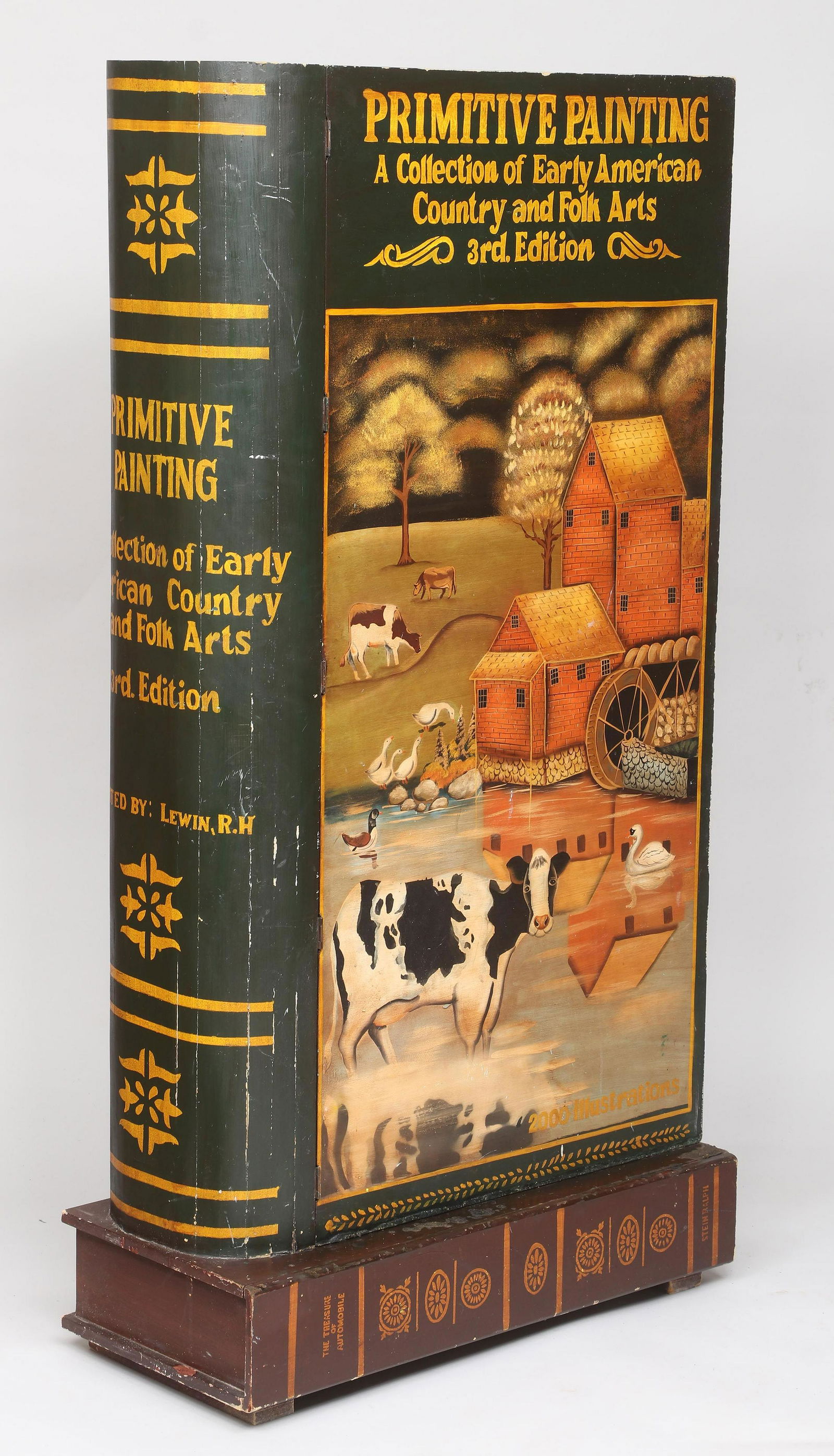 'Primitive Painting'' book-form cabinet (1 of 9)