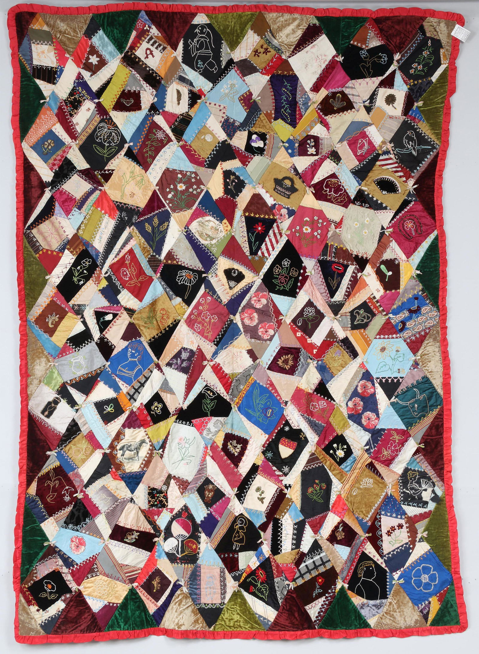 Organized Crazy quilt (1 of 8)