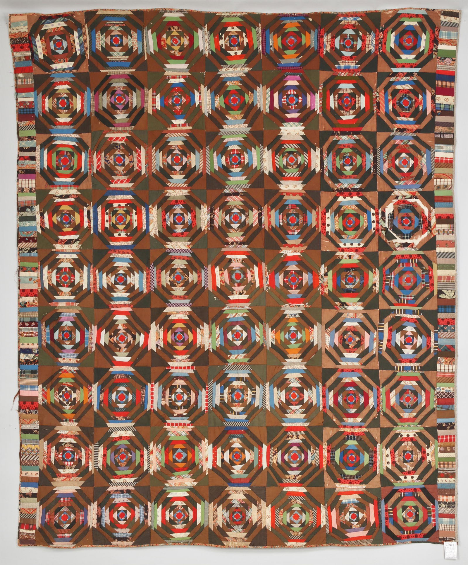 Log Cabin Windmill Blades quilt (1 of 10)