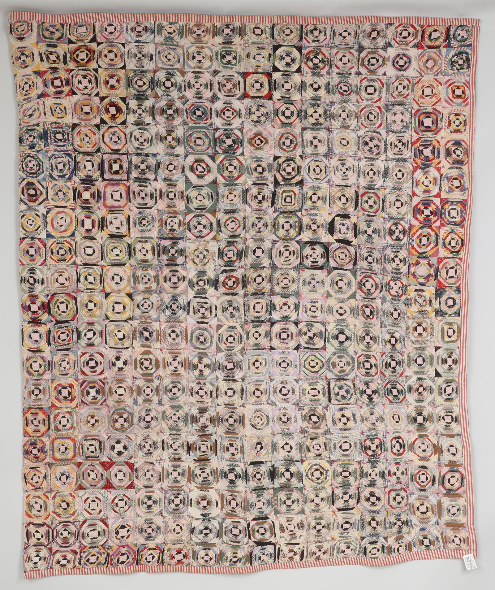 Crazy Log Cabin quilt (1 of 10)