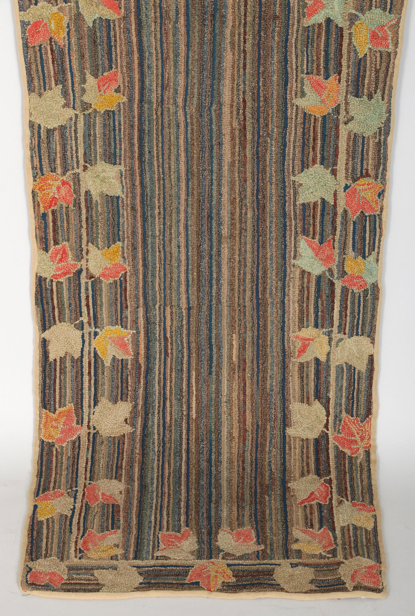Autumn Leaves hooked rug runner (1 of 13)