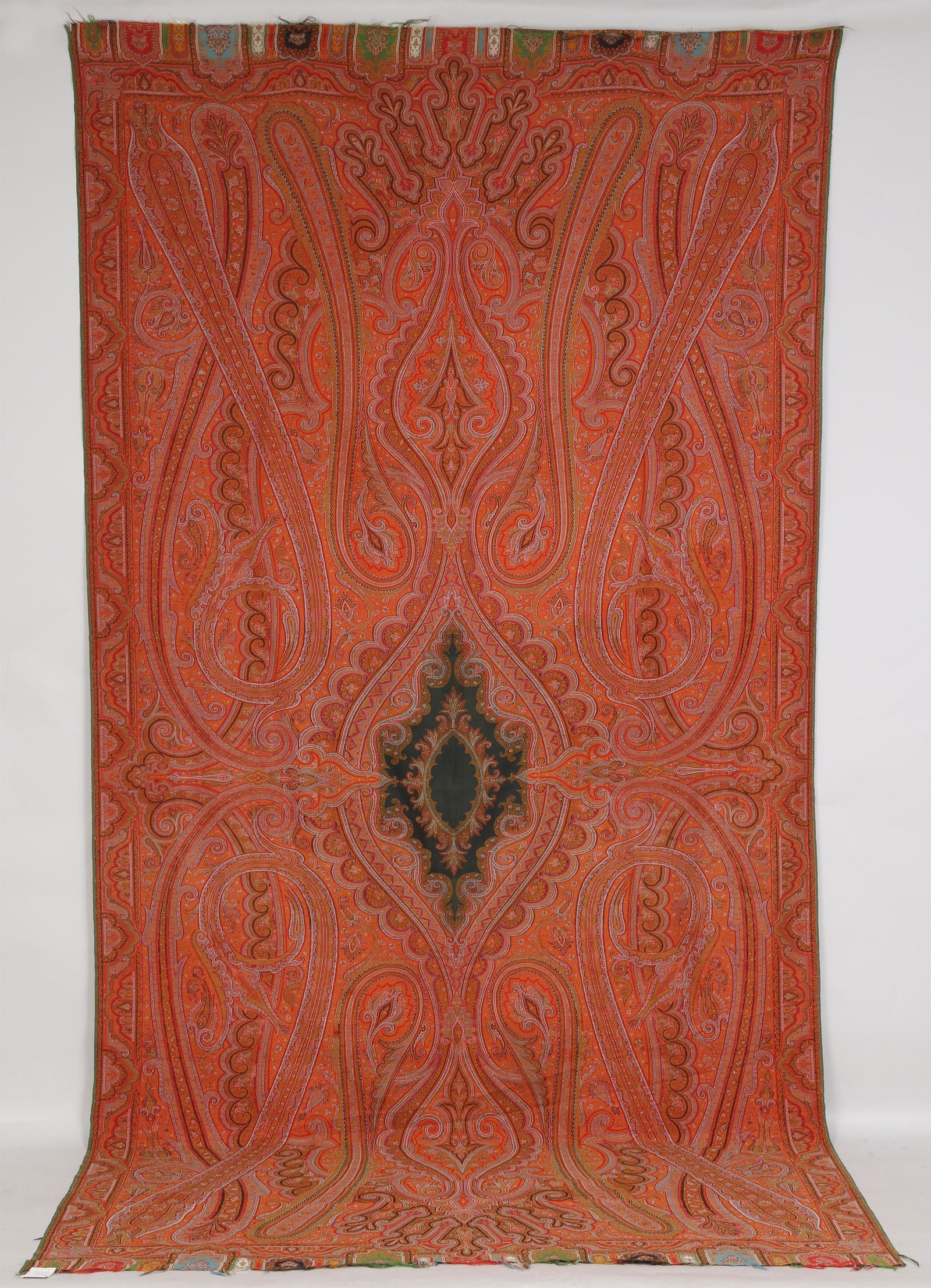 French Paisley multi-colored shawl (1 of 9)