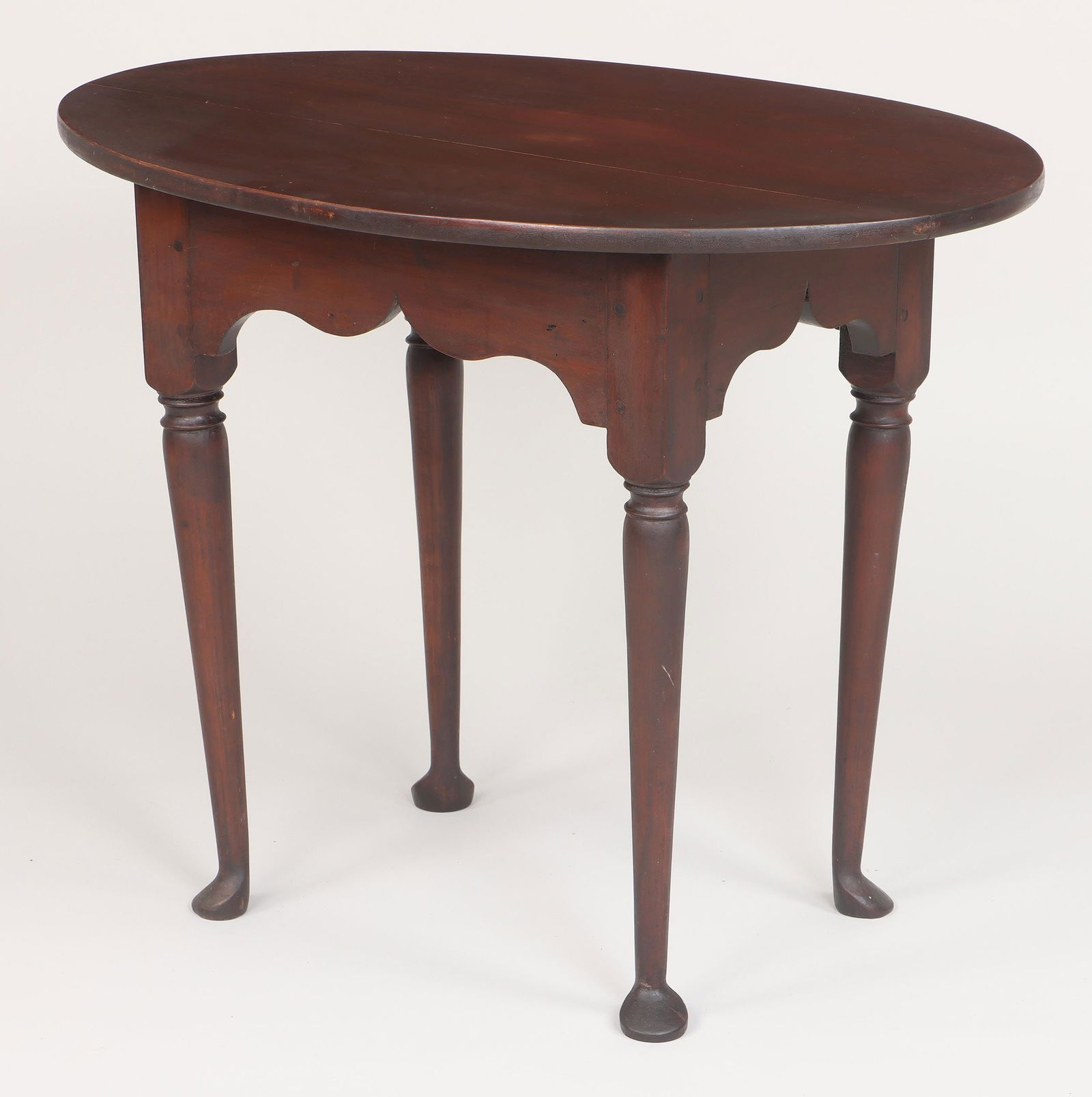 19c Oval Top Tavern Table Auction