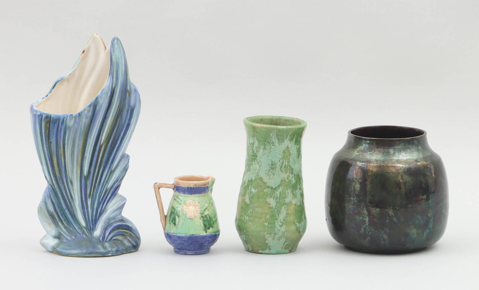 Group Of (4) Long Island Pottery Auction