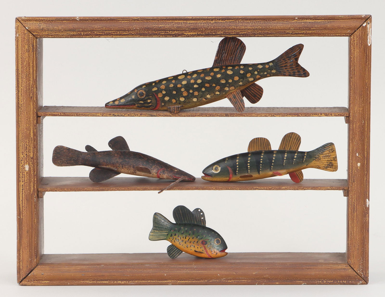Ian McNair (Virginia, b. 1981), Group of (4) Fish Decoys (1 of 12)