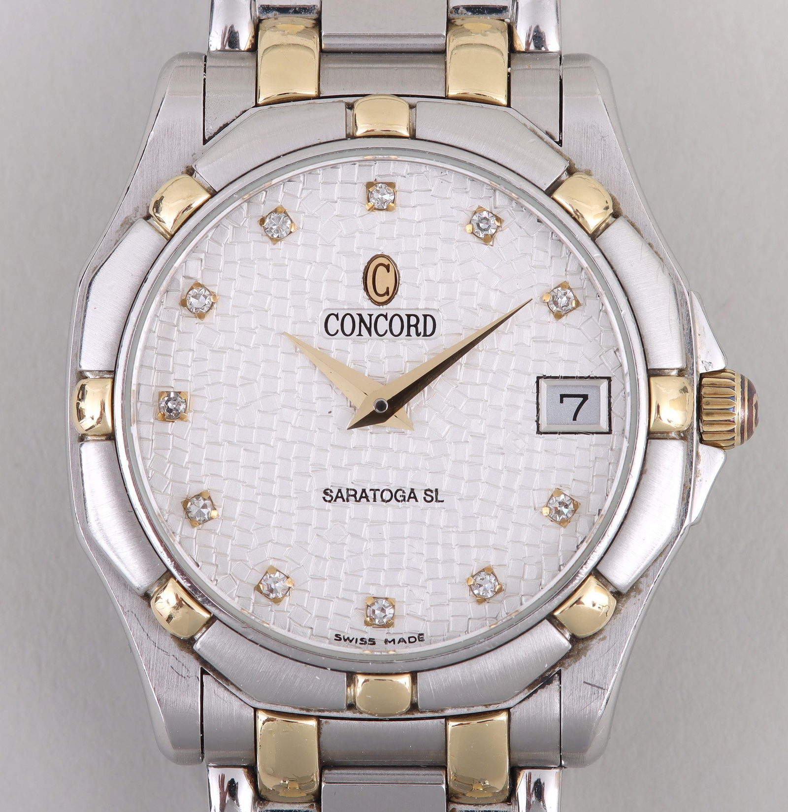 Concord 18k Gold and Stainless Steel “Saratoga SL?? Women’s Wristwatch (1 of 8)