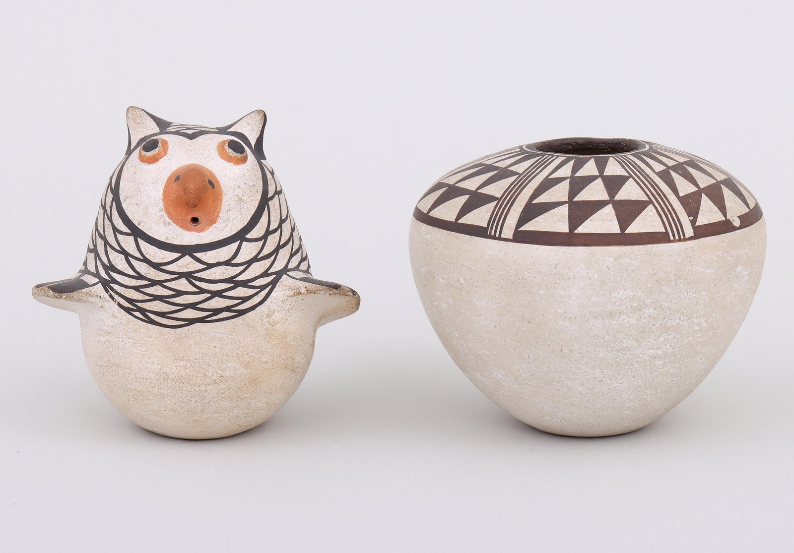 Group of (2) Acoma Pottery (1 of 10)