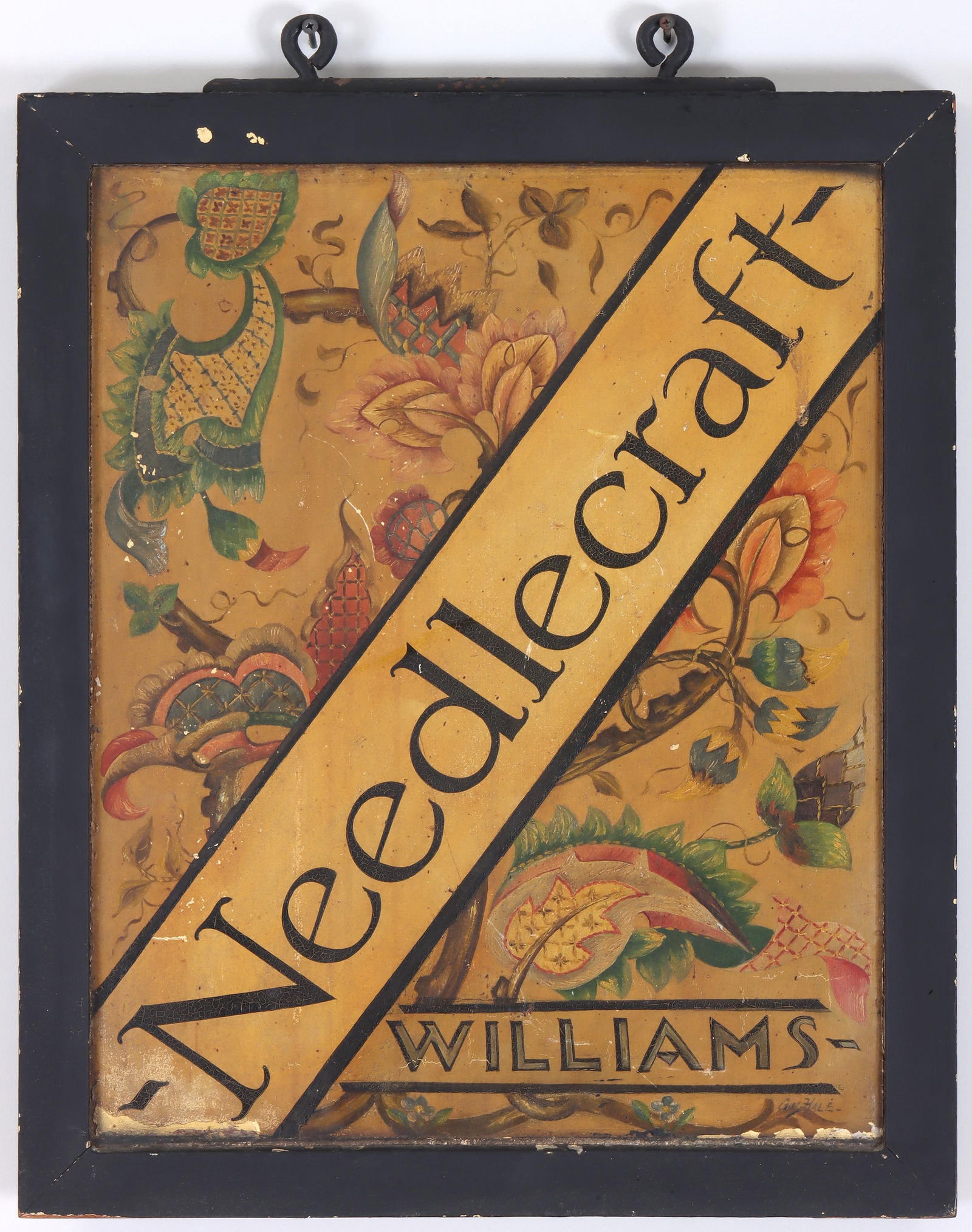 Needlecraft Trade Sign, 19th century (1 of 4)