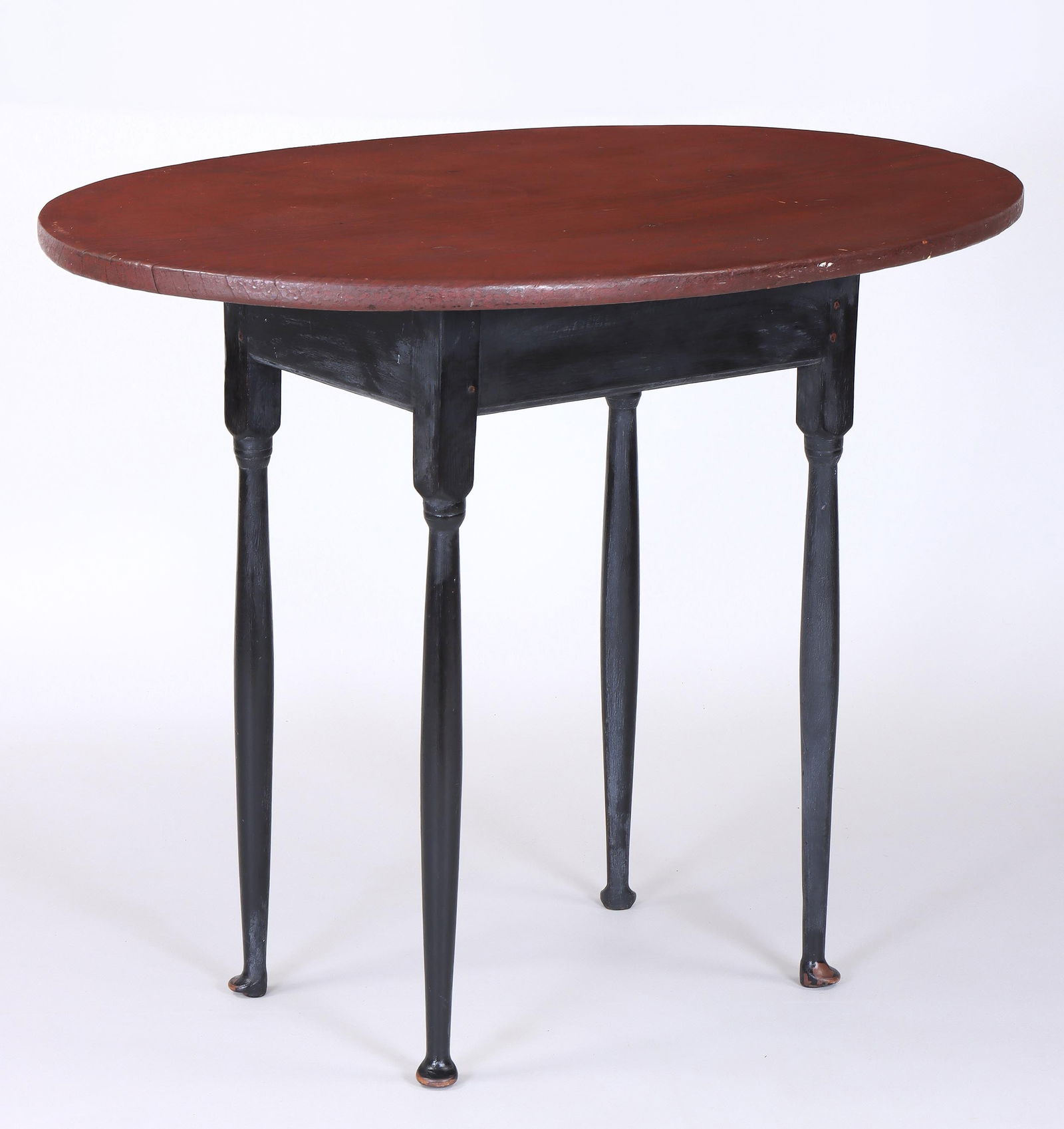 18th/19th Century New England Ovaltop Tavern Table Auction