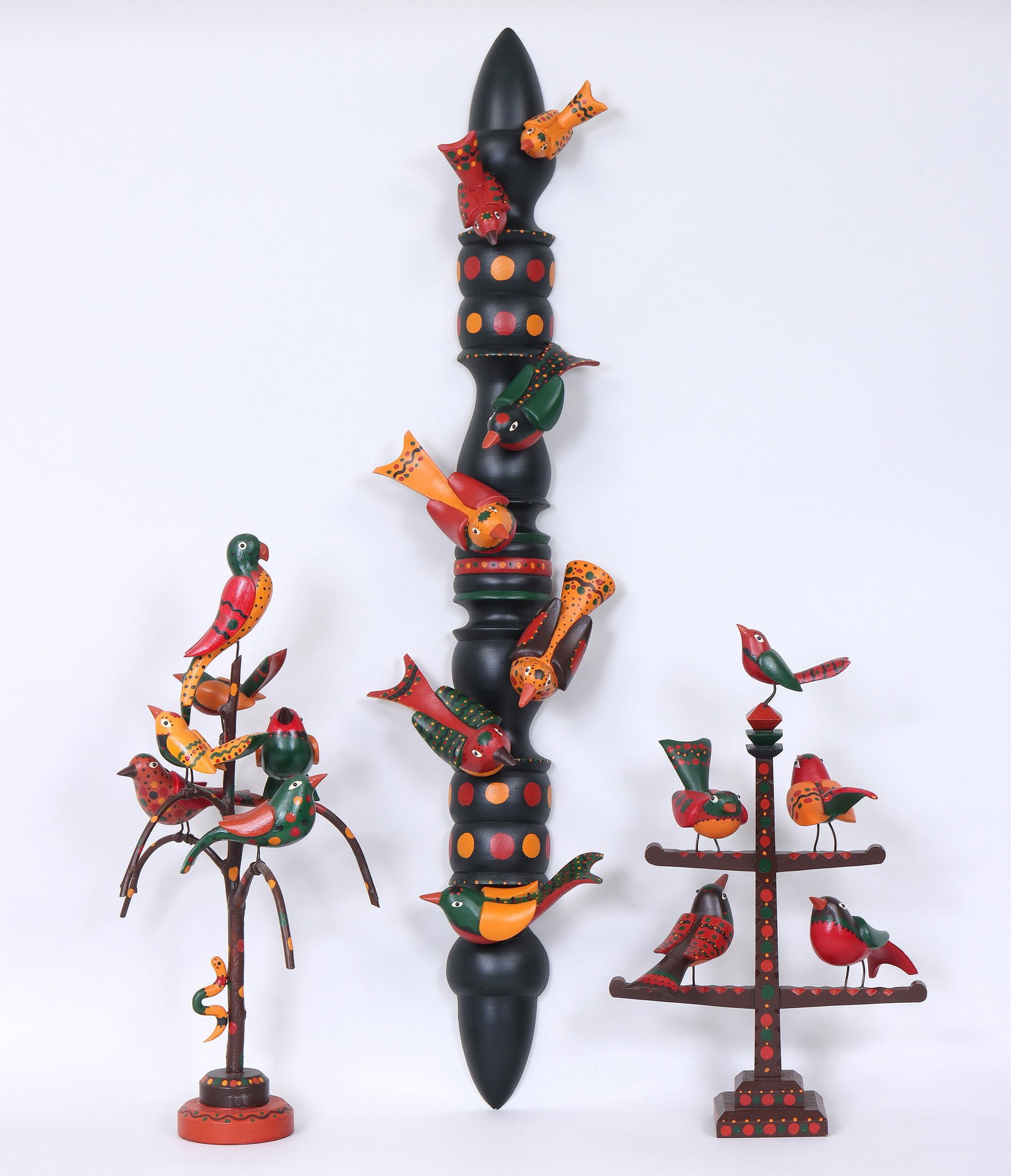 Don Noyes (American), Group of (3) Bird Sculptures (1 of 12)