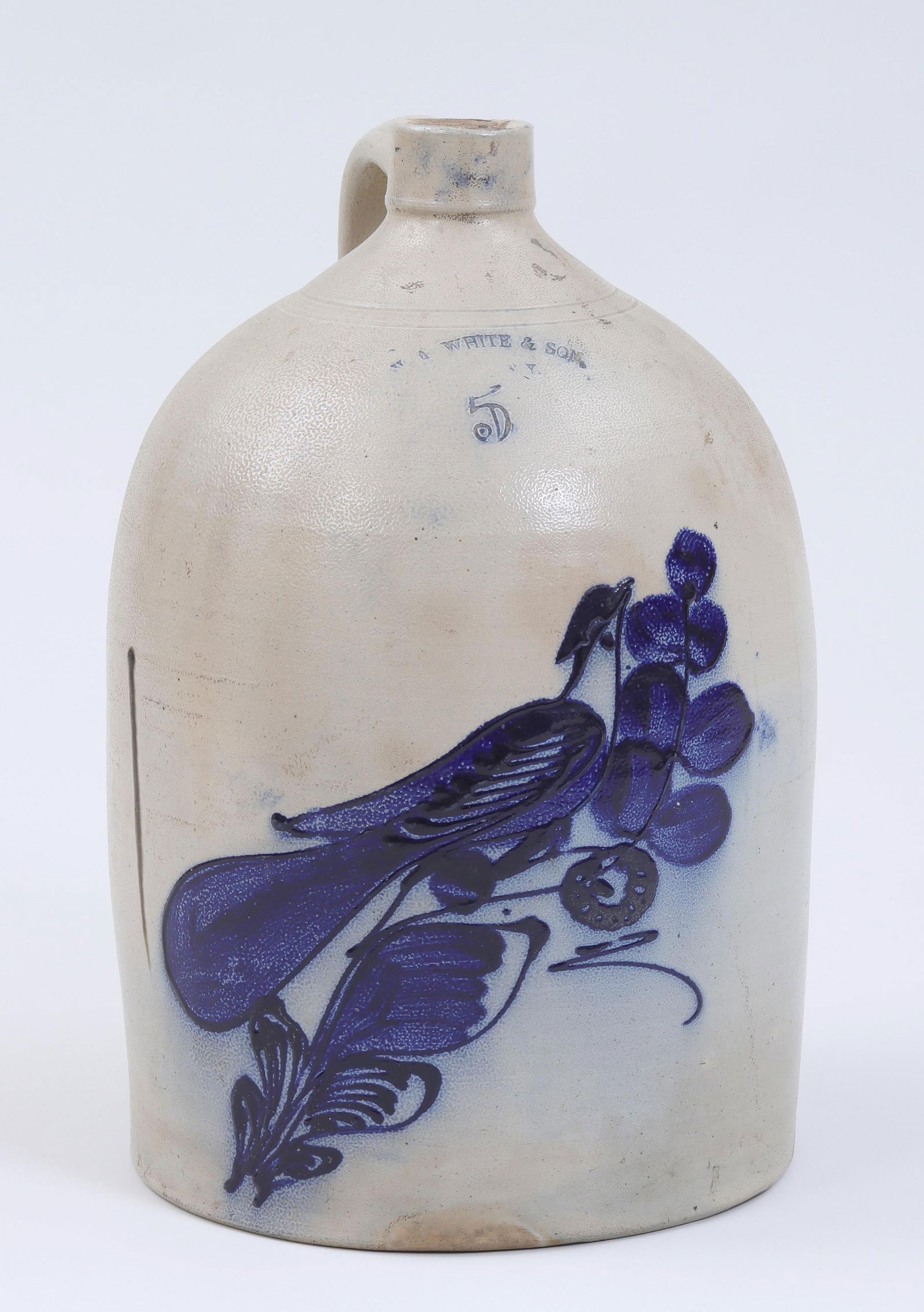 19th Century American Stoneware 5-Gallon Jug (1 of 8)