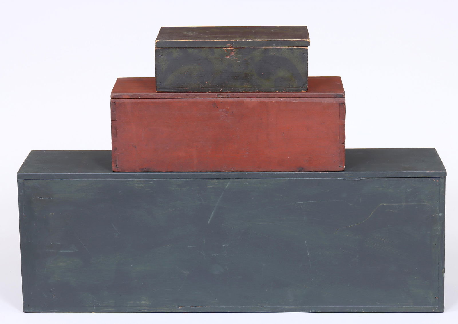 Group of (3) American Painted Document Boxes (1 of 12)