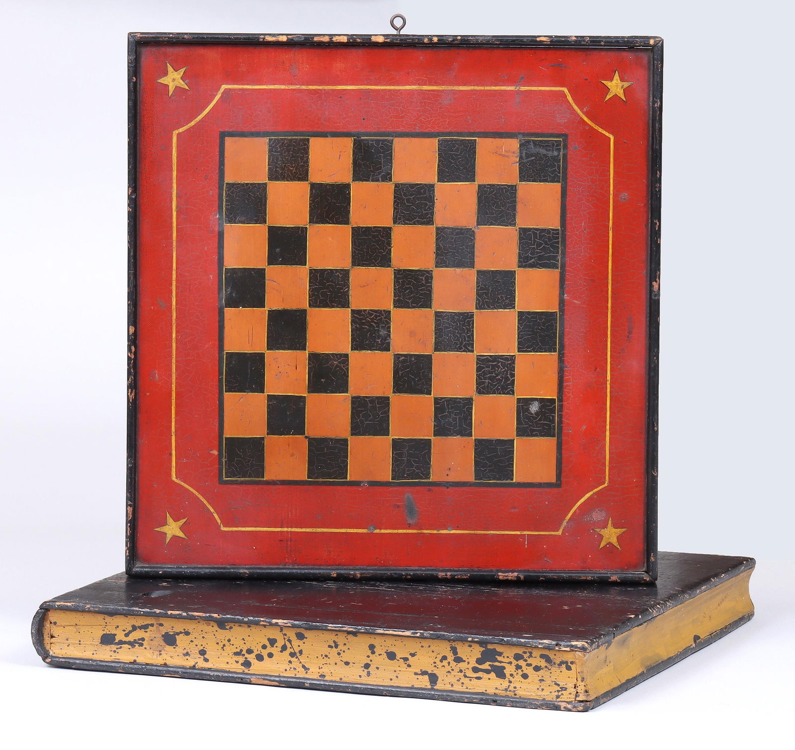 19th Century American Gameboard in Book-Form Case (1 of 6)