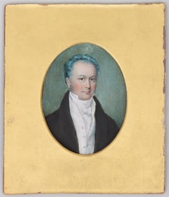 British School (19th Century), Portrait Miniature of a Gentleman