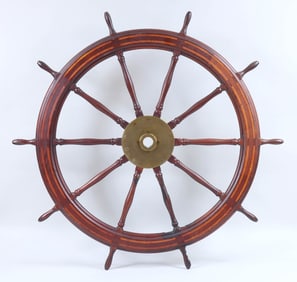 Large 78" Ship's Wheel