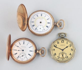 Group of (3) 14k Gold Pocket Watches