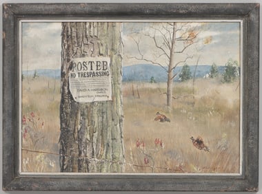 Wayne Lambert Davis (American 1904-1988), ''Posted''