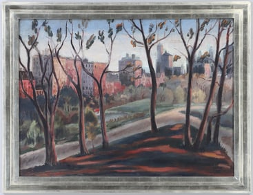 George Laszlo (American 1891-1965), ''Fifth Avenue from Central Park''