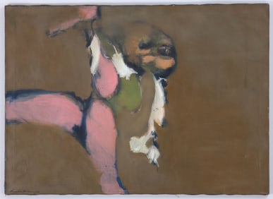 Charles Burns (American b. 1932), Untitled (Abstract), 1963