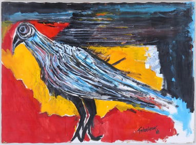 Nahum Tschacbasov (American/Russian 1899-1984), Bird, 1980