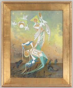 Julius Moessel (German/American 1871-1957), ''Will-o-the-Wisps'', 1953