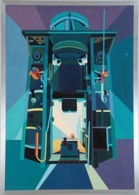 Jo Gundry (Swiss 20thC), ''L'Ogre Affame'' (The Famished Giant)