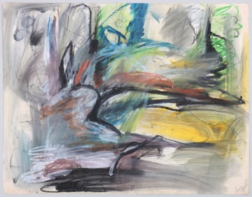 Mary Abbott (American 1921-2019), Untitled (Abstract), c. 1950s