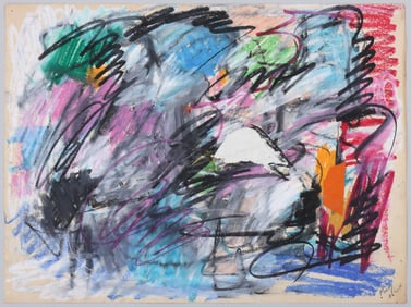 Mary Abbott (American 1921-2019), Untitled (Abstract), c. 1950s