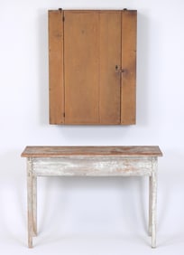 Group of (2) 19th Century American Country Furniture