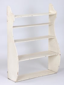 19th Century American Whale-end Wall Shelf