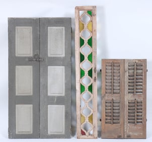 Group of (5) 19th Century Architectural Salvage