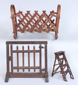 Group of (3) Wood Salesman Samples