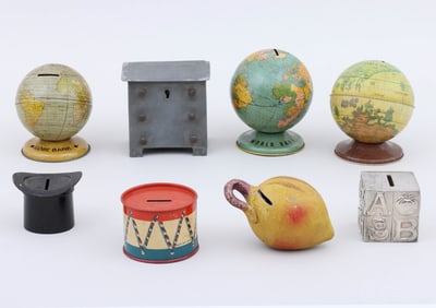 Collection of (8) Still Banks