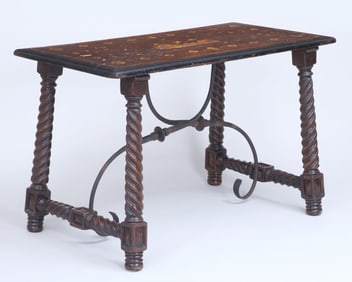 Early Continental Walnut Table