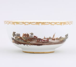18th Century Loosdrecht Porcelain Bowl