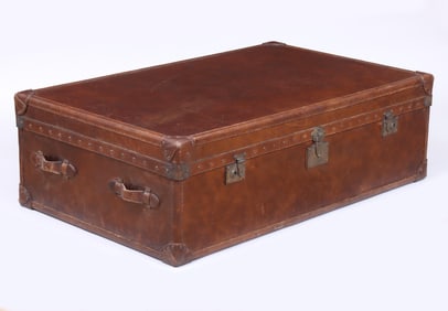 Large Leather Trunk, Bond London