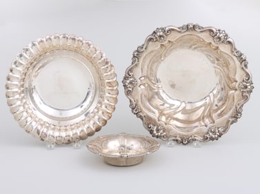 Group of (3) American Sterling Silver Bowls