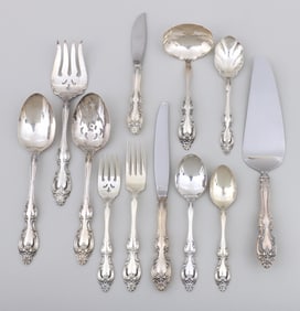 Oneida Sterling Silver Flatware Service for Twelve