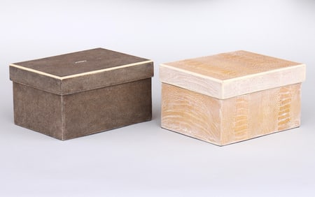 Ria & Yiouri Augousti, Group of (2) Boxes