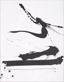 Robert Motherwell (American 1915-1991), "Automatism A", 1965-66, lithograph