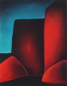 Margaret Nes (American b. 1950), Adobe Walls, 1994, pastel on paper
