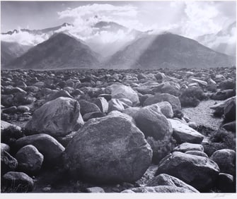 Ansel Adams (American 1902-1984), "Mount Williamson from Manzanar, California", c. 1944, gelatin