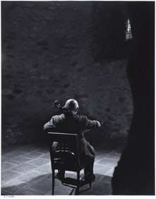 Yousuf Karsh (Canadian 1908-2002), "Pablo Cassals", 1954, gelatin silver print