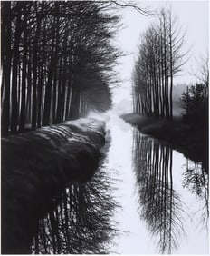 Brett Weston (American 1911-1993), "Canal, Holland", 1971, gelatin silver print