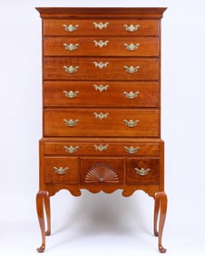 Queen Anne New England Cherry Highboy
