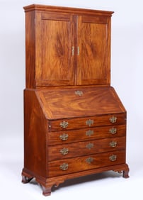 18th Century American Mahogany Secretary