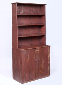 19th Century New England Country Cupboard